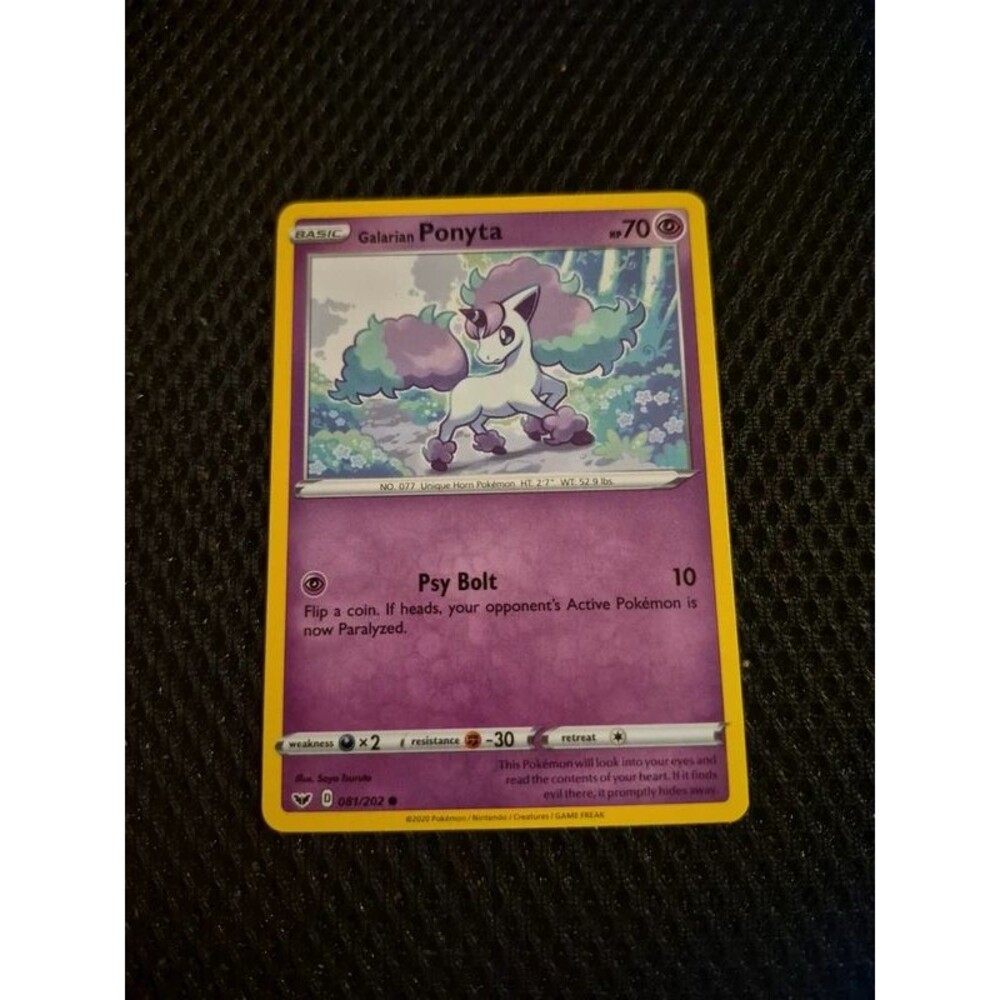 Galarian Ponyta 081/202 Pokemon Card (2020)